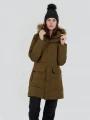 Fundango Georgina Parka Jacket for women in oliv 1