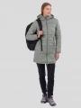 Fundango Nordwave Long Jacket for women in green 1