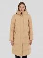 Fundango Cosycoat Long Padded Jacket for women in yellow 1