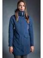 Fundango DIXIE Parka Jacket for women in dark blue 1