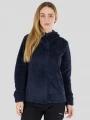 Fundango Zealand Plush Pile Jacket for women in dark blue 1