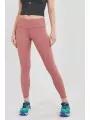 Fundango Zen High Rise Leggings for women in magenta 1
