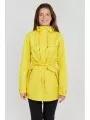 Fundango Regina Waterproof Trench Jacket for women in yellow 1