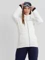 Fundango Punch Padded Jacket for women in white 1