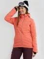 Fundango Punch Padded Jacket for women in red 1