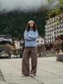 Fundango Nova Cargo Pants for women in brown 1