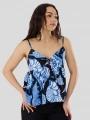 Fundango Victoria Top for women in dark blue 1