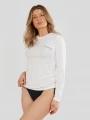 Fundango Loren Rashguard for women in white 1