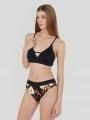 Fundango Sahara V-neck Cami Top for women in black 1