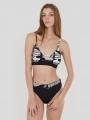 Fundango Sahara V-neck Cami Top for women in black 1