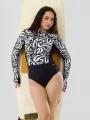 Fundango Dolphin Long Sleeve Suit for women in black 1