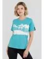 Fundango Bolton T-shirt for women in green 1