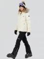 Fundango Elyra Fur Padded Jacket for women in white 1
