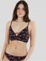Fundango Sahara V-neck Cami Top for women in black 1