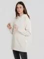 Fundango Ginger Hooded Sweatshirt for women in white 1