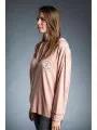 Fundango RICHMOND Hooded Pullover for women in pink 1