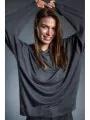 Fundango RICHMOND Hooded Pullover for women in grey 1