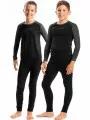 Fundango SEAMLESS JR Baselayer Set in black 1