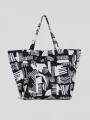 Fundango Almaraz Beach Bag for women in black 1