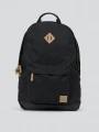 Fundango Plain Backpack in black 1